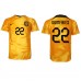 Günstige Niederlande Denzel Dumfries #22 Heim Fussballtrikot WM 2022 Kurzarm